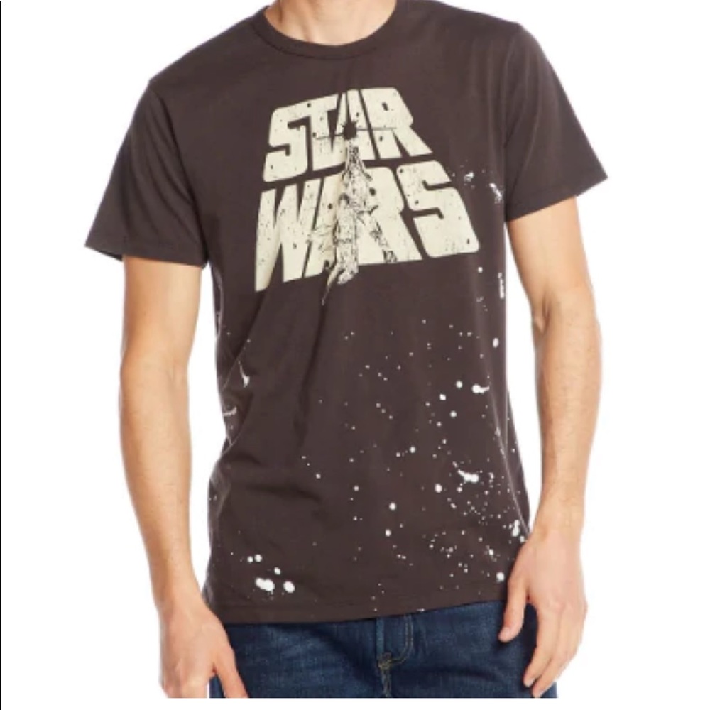 NEW! Chaser Star Wars Luke & Leia Crewneck  Short Sleeve T-Shirt Size La…